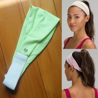 (NEW) Lululemon Original Fringe Fighter Nulu Headband // Bando Olahraga