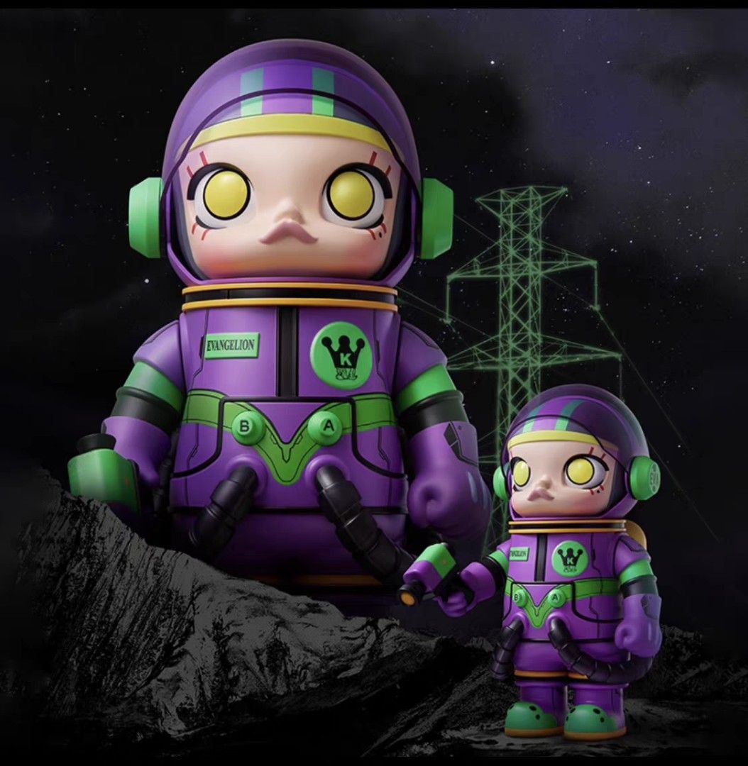 NEW! POPMART] POPMART MEGA SPACE MOLLY X EVANGELION EXCLUSIVE 400