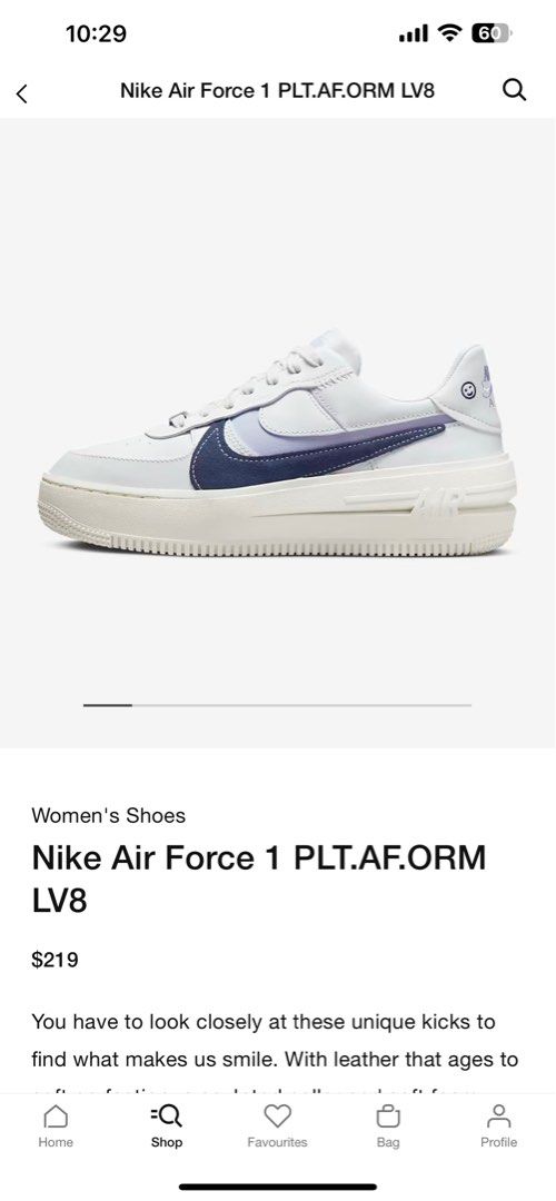 Nike air cheap force 219 women's