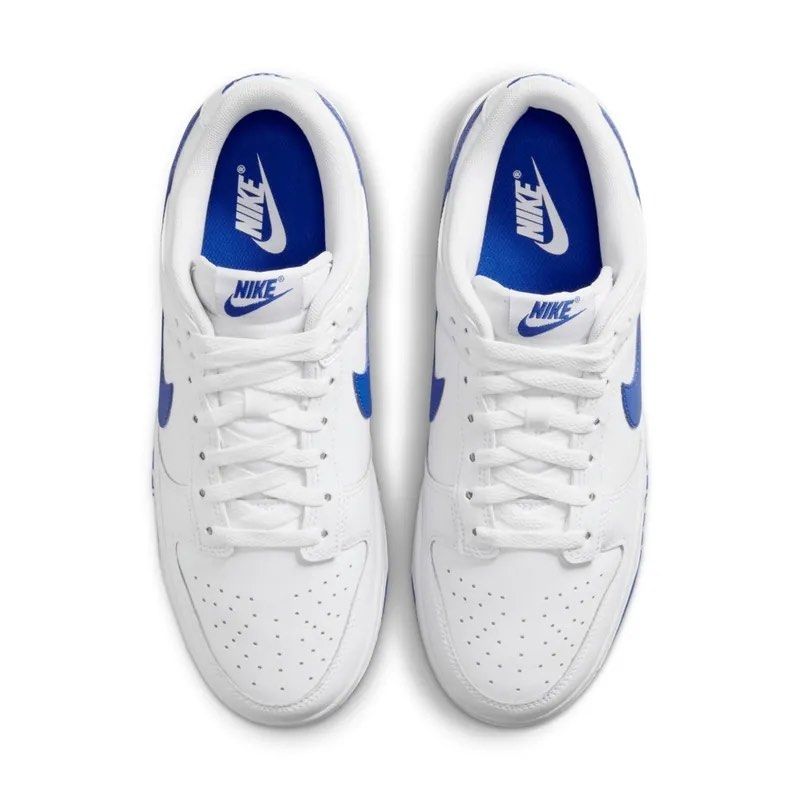 Nike Dunk Low White Hyper Royal 皇家藍男款休閒鞋DV0831-104, 他的