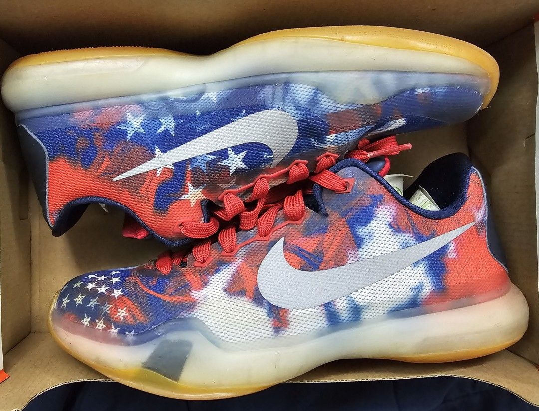 Nike Kobe 10 Independence Day GS US 4.5Y EUR 36.5