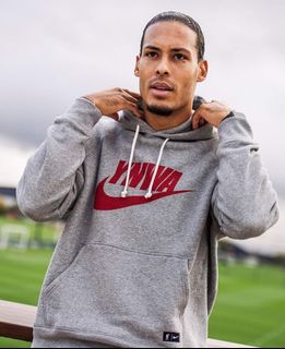 Liverpool nike outlet grey hoodie