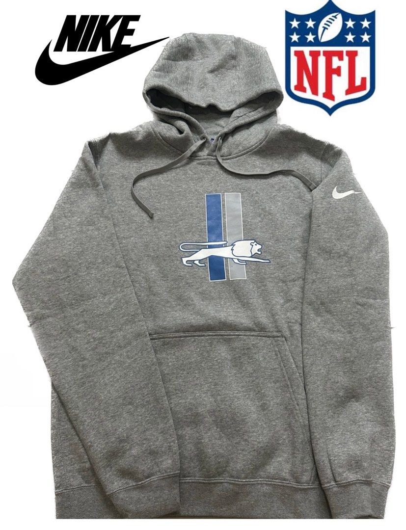 Nike Nfl Detroit Lions Pullover Hoodies, Men's Fashion, Tops