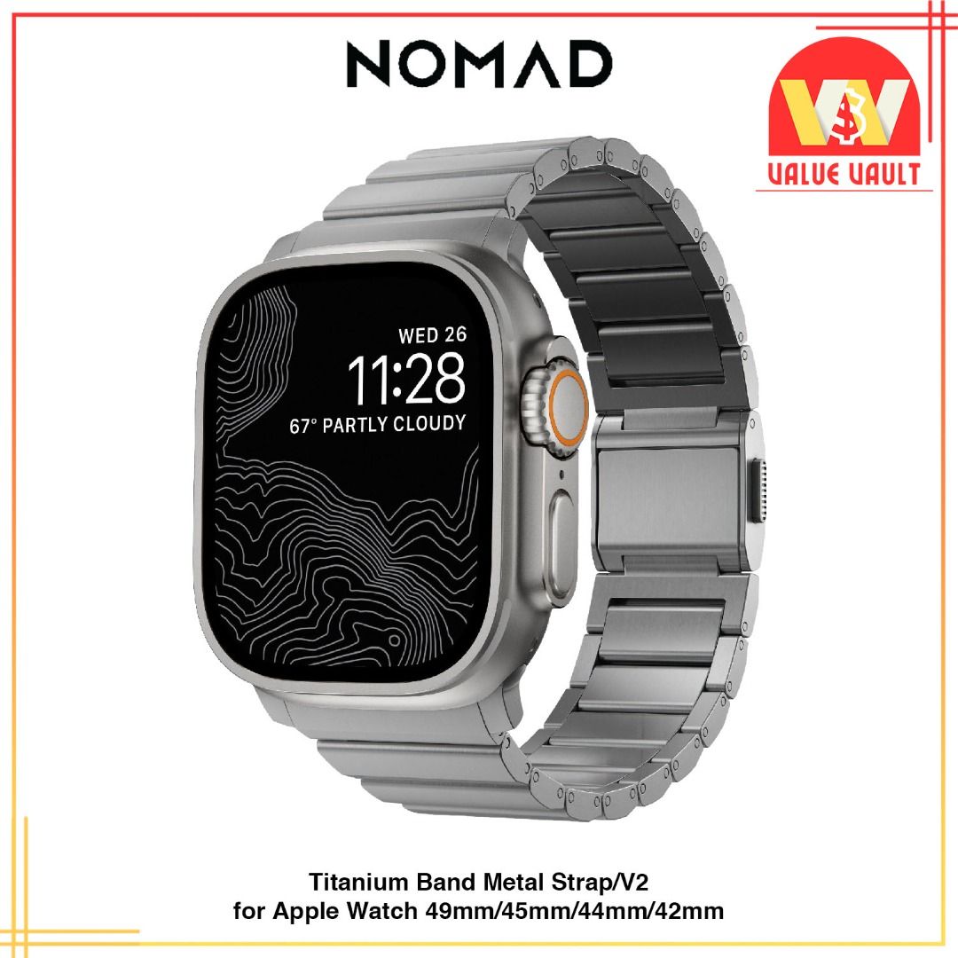 Apple watch titanium band 44mm hot sale