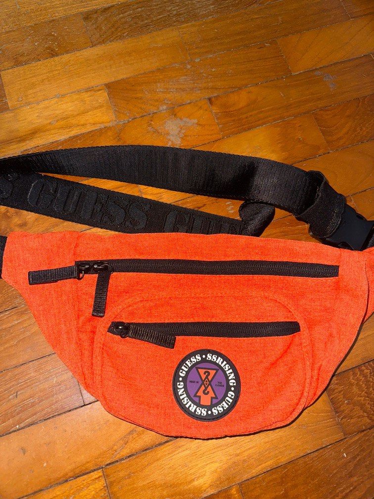 Orange Guess Fanny Pack Sling Bag