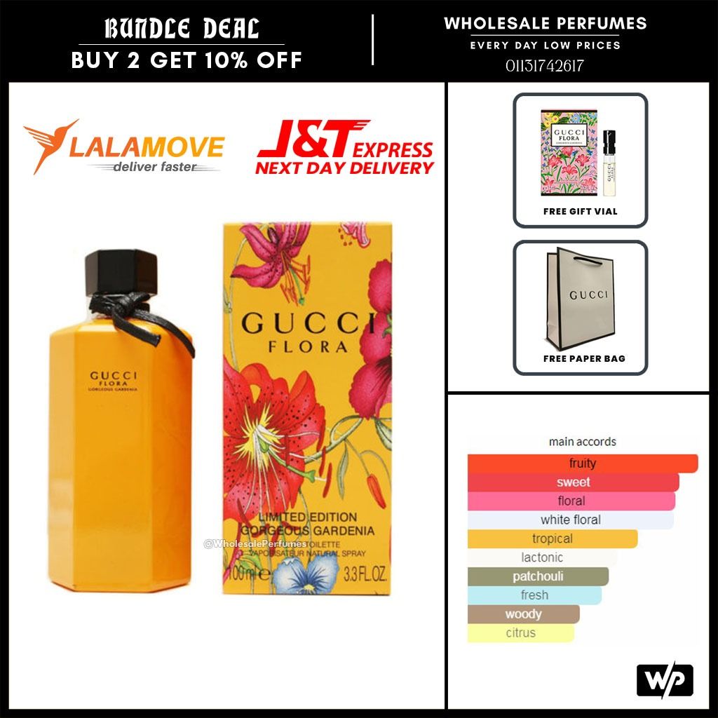 Gucci flora gorgeous gardenia yellow bottle sale