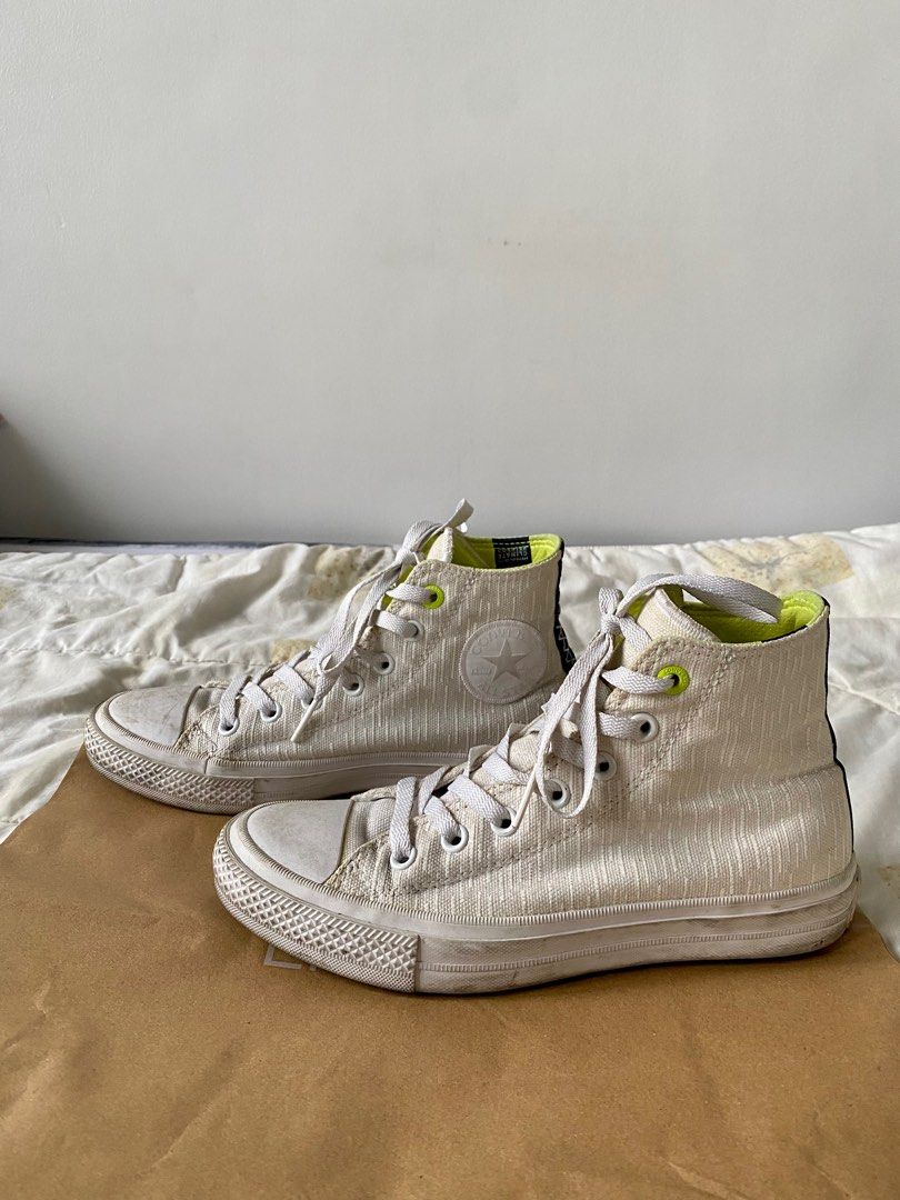 Original White Converse (High-Cut Chucks II) on Carousell