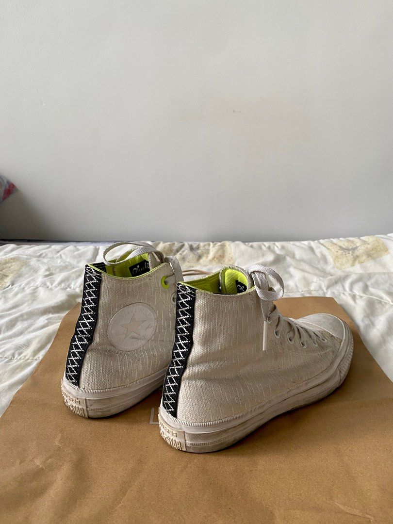 Original White Converse (High-Cut Chucks II) on Carousell