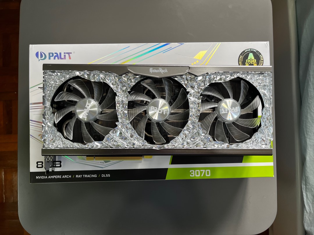 Palit Nvidia RTX 3070 GameRock 8GB GDDR6, Computers & Tech, Parts ...