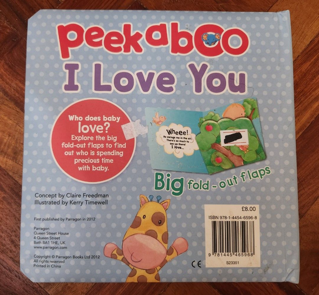 Peek a Boo Board Book Lift the Flap, Hobbies & Toys, Books & Magazines ...
