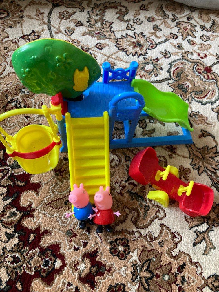Peppa pig slide set sales