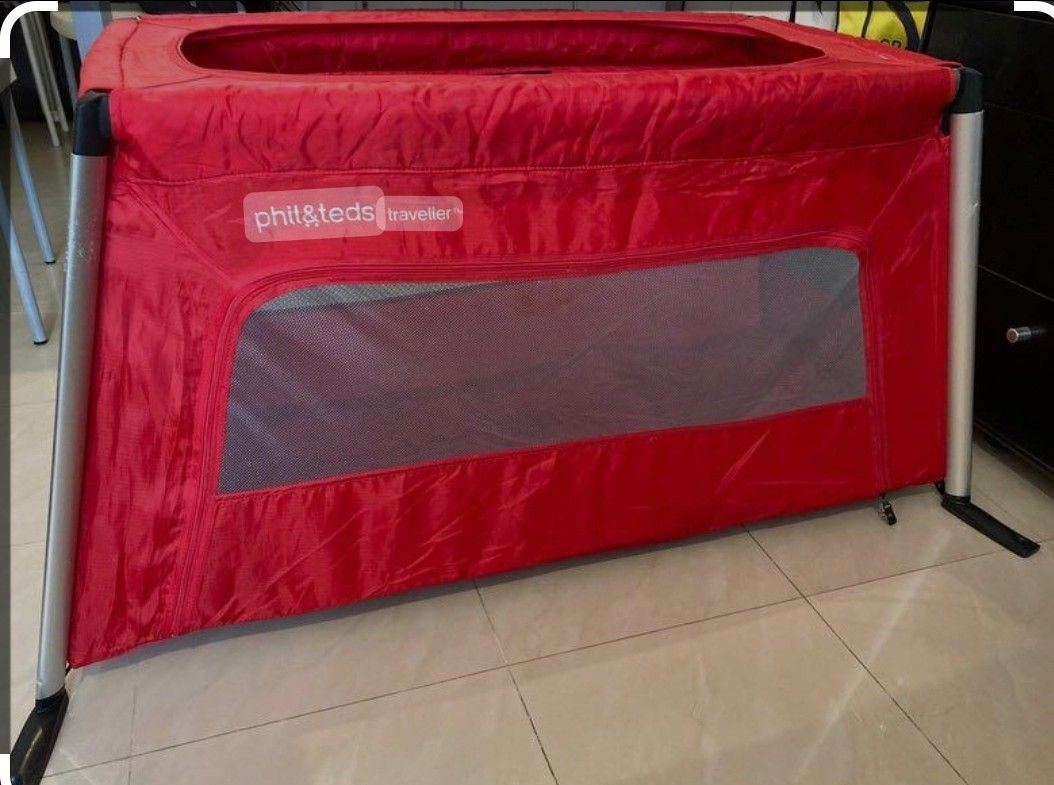 Phil and teds travel cot, Babies & Kids, Baby Nursery & Kids Furniture