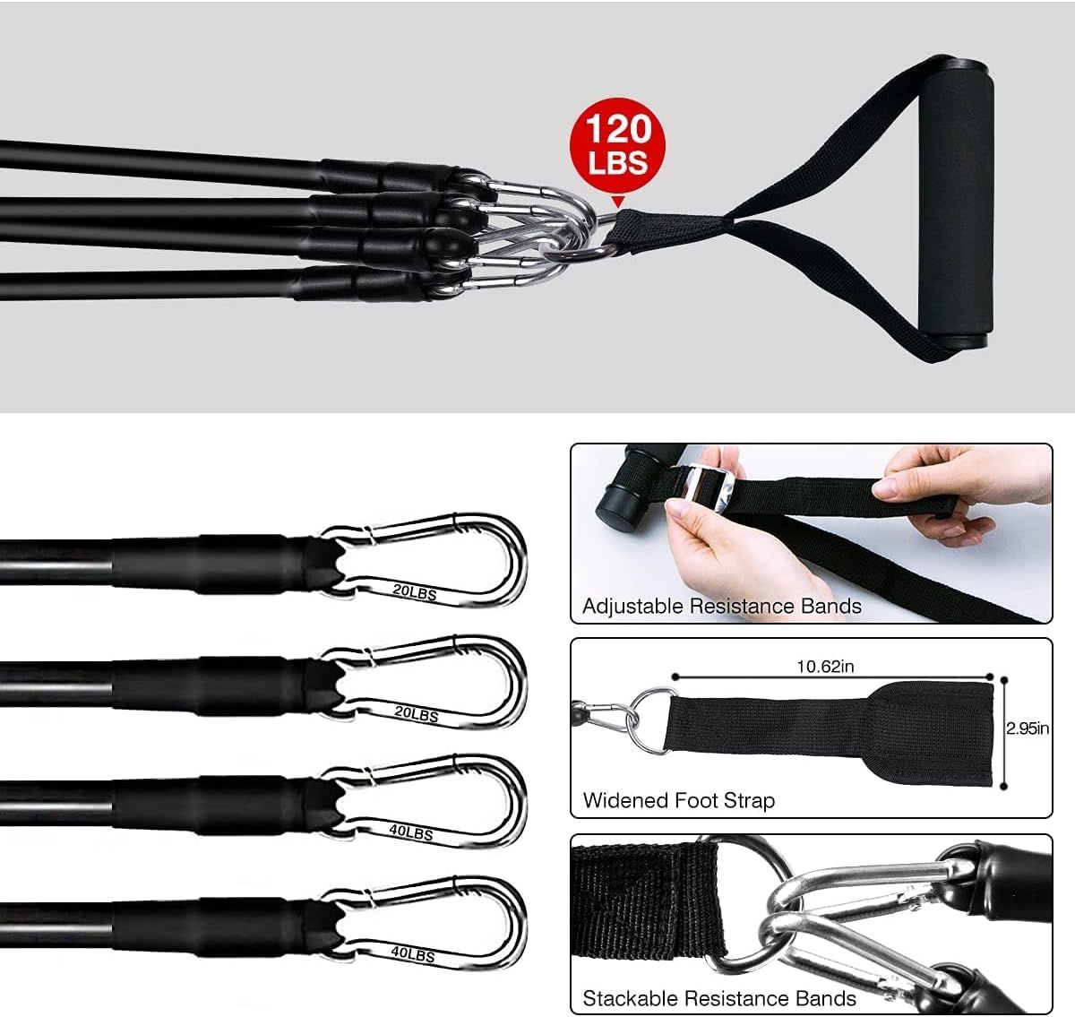 Multifunctional Pilates Bar Other Pilates Bar Kit With