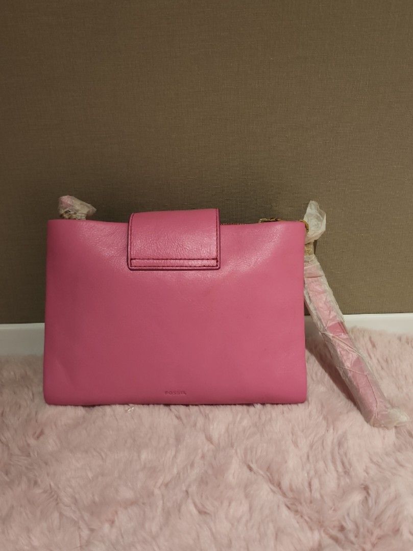 Time and Tru Women's Annamarie Faux Leather Crossbody Handbag, Pink -  Walmart.com