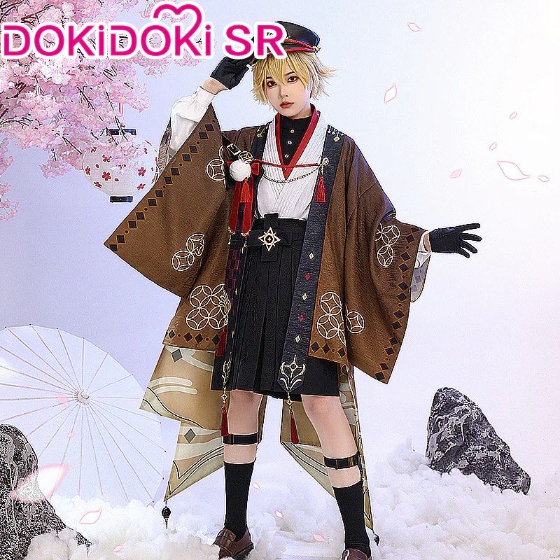 [PO] Aether Traveler Doujin Kimono Cosplay Genshin Impact Dokidoki 1/3 ...