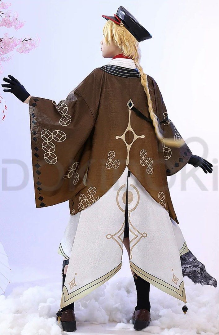 [PO] Aether Traveler Doujin Kimono Cosplay Genshin Impact Dokidoki 1/3 ...