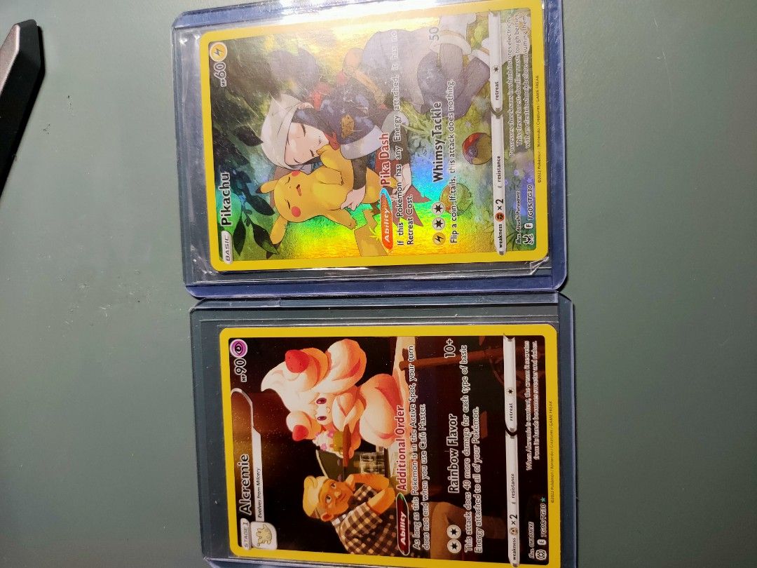 Pokemon cards V VMAX Full Art Rainbow Rare Gold Secret Rare Alternate Art,  Hobbies & Toys, Toys & Games on Carousell
