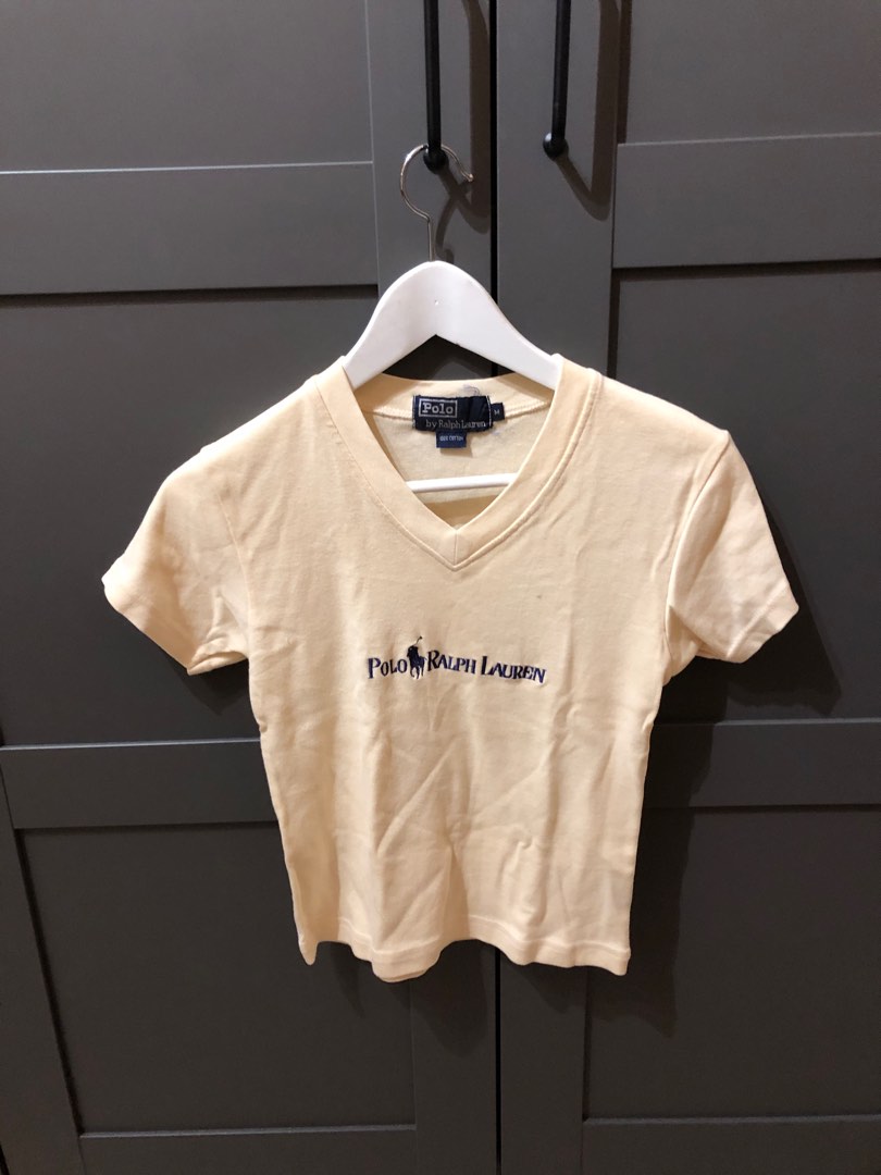 polo ralph lauren crop top, Women's Fashion, Tops, Blouses on Carousell