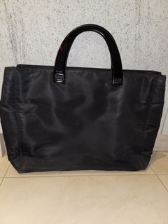 CHANEL 22 trash bag Handbag Shiny Calfskin & Gold-Tone Metal Light Blue so  black small 37CM