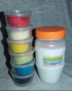 Preloved 200g WYDELLE Shop Gloss Coating For Air Dry Clay & 6 Pcs. HULMA Air Dry Clay