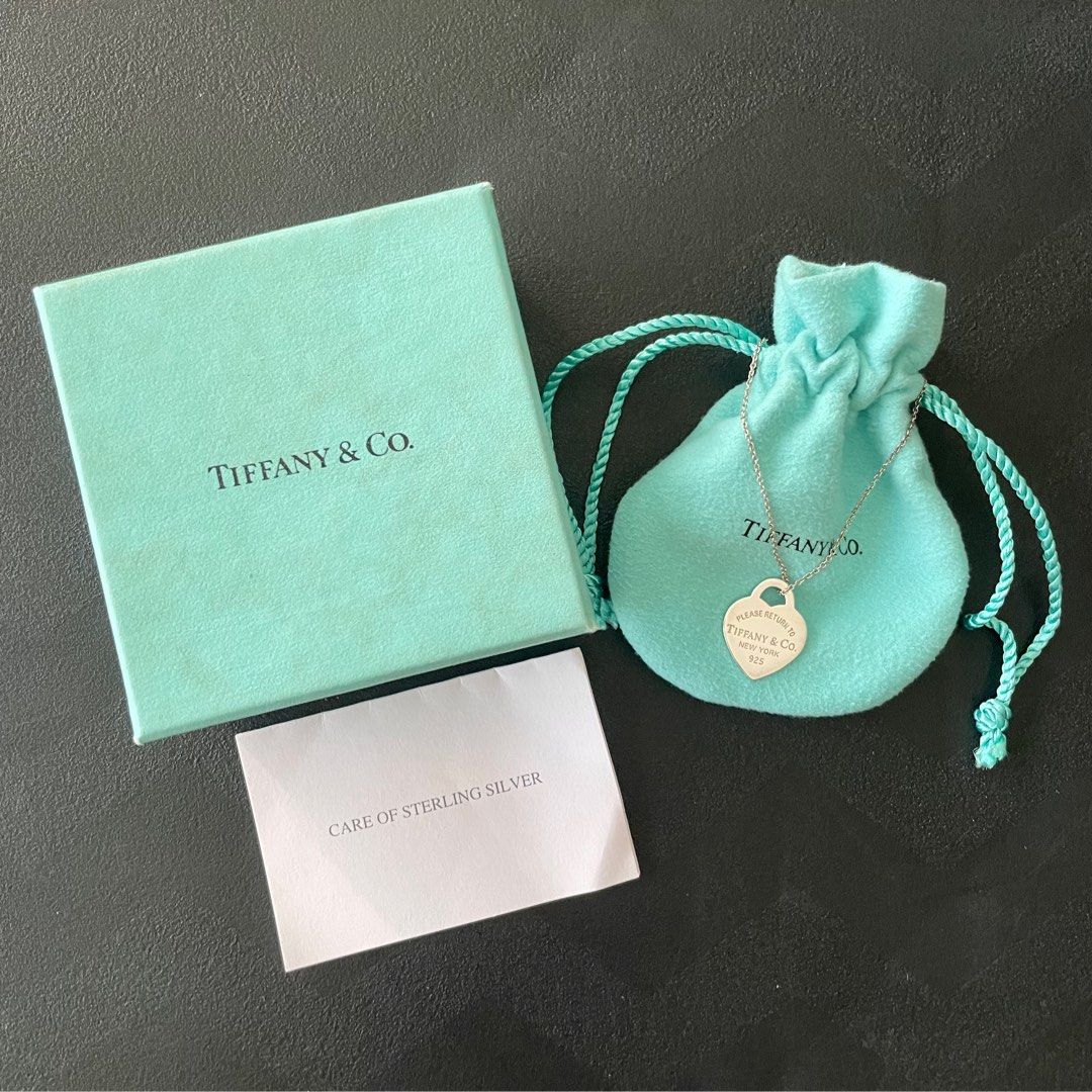 Tiffany heart tag clearance earrings
