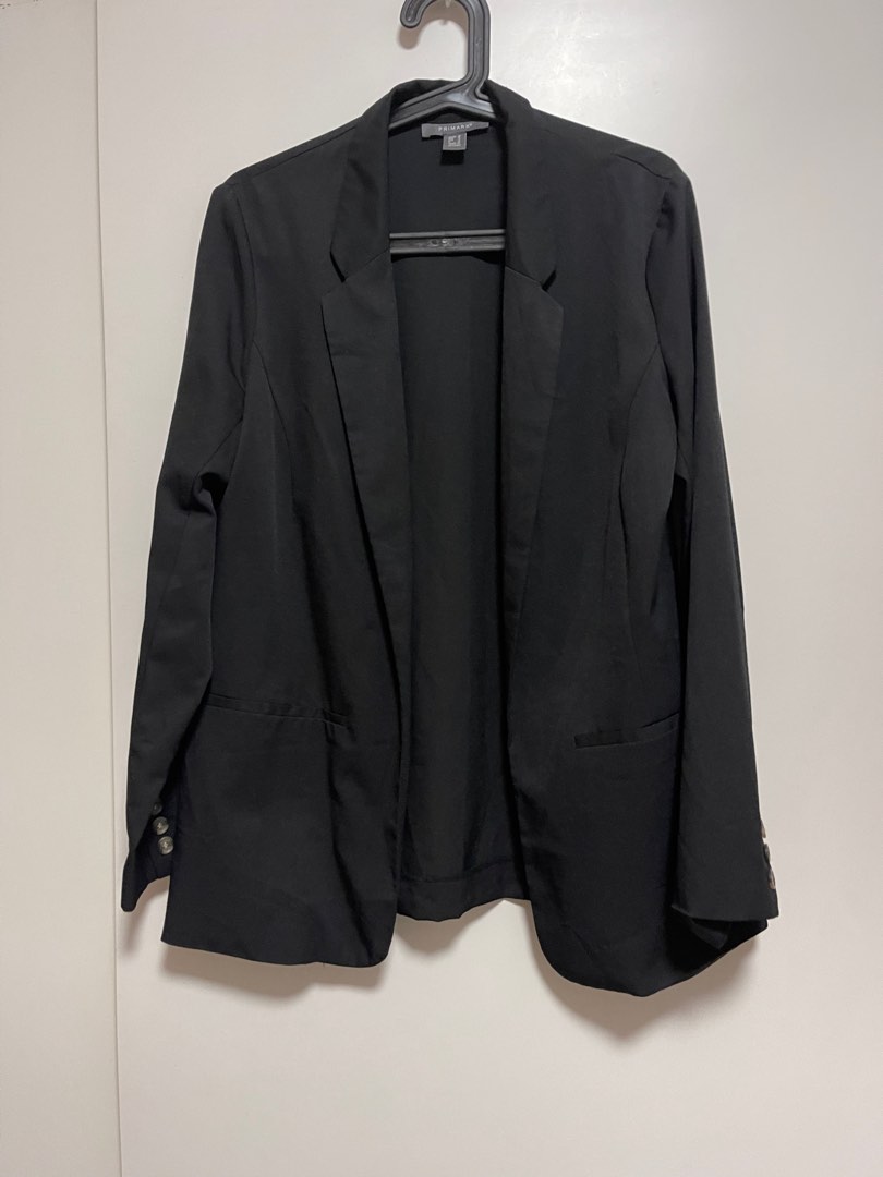 Primark Black Blazer, Women's Fashion, Coats, Jackets and Outerwear on
