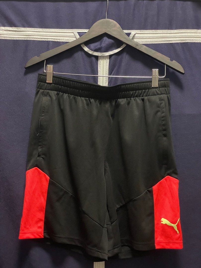 Puma individualFINAL Football WC shorts Men Black Fiery Coral
