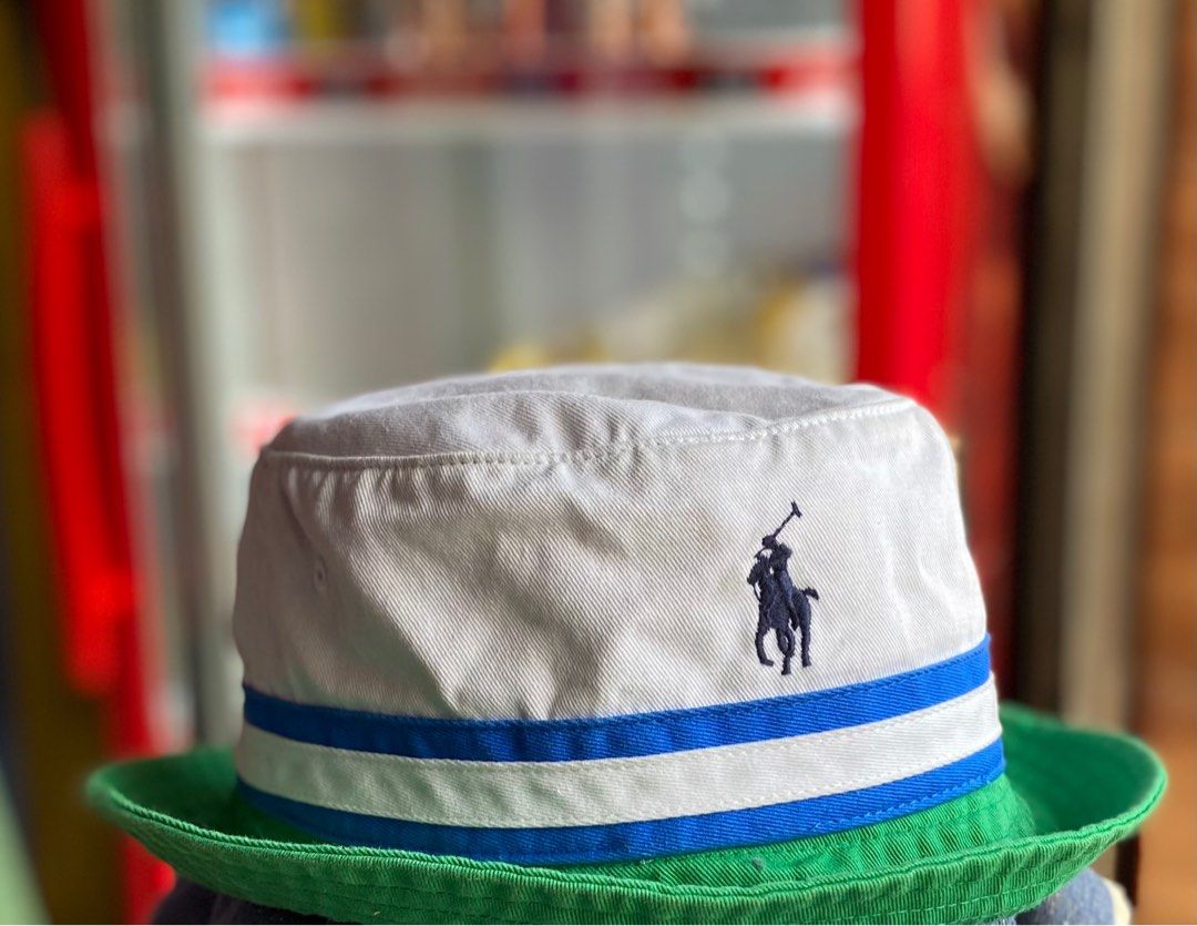 Ralph Lauren bucket hat, Men's Fashion, Watches & Accessories, Cap & Hats  on Carousell