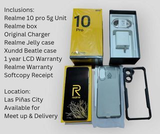 Realme 10 pro 5g 8/256gb complete package
