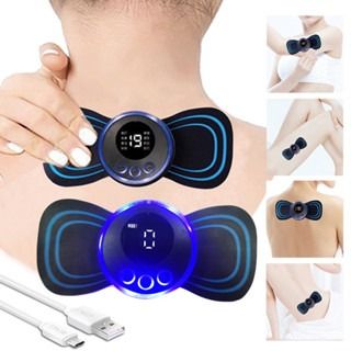 Rechargeable Mini Electric Neck Massager Cervical Shoulder Body Massager Muscle Pain Relief