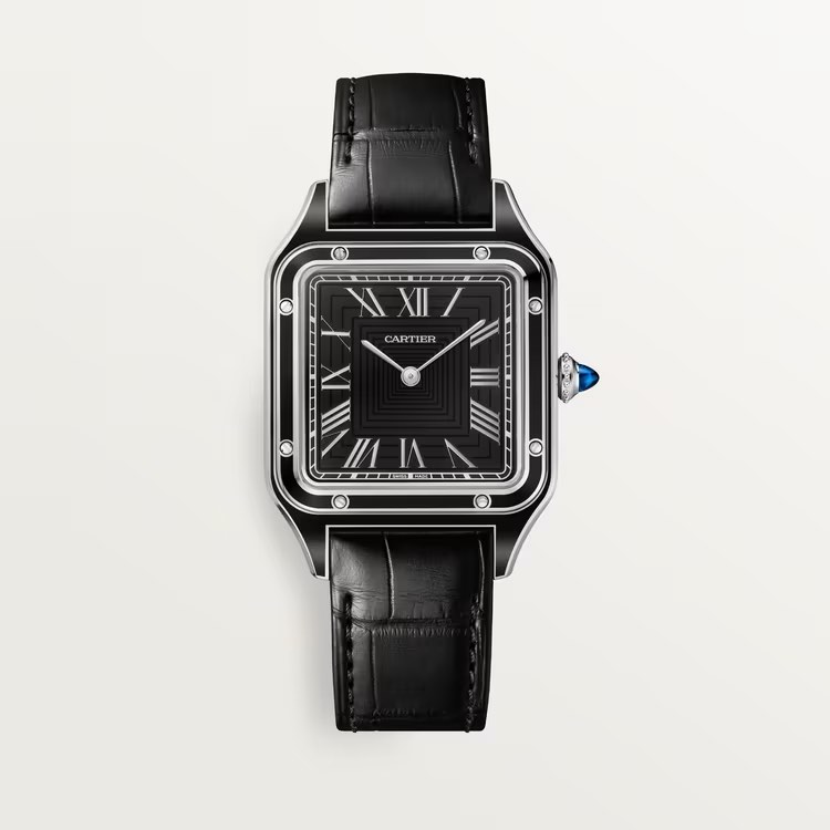 [reserve/preview] Cartier Santos Dumont Black Lacquer Ref. WSSA0046 ...