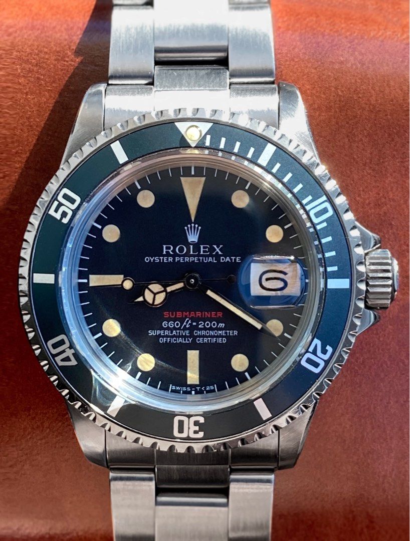 Rolex submariner discount red and blue