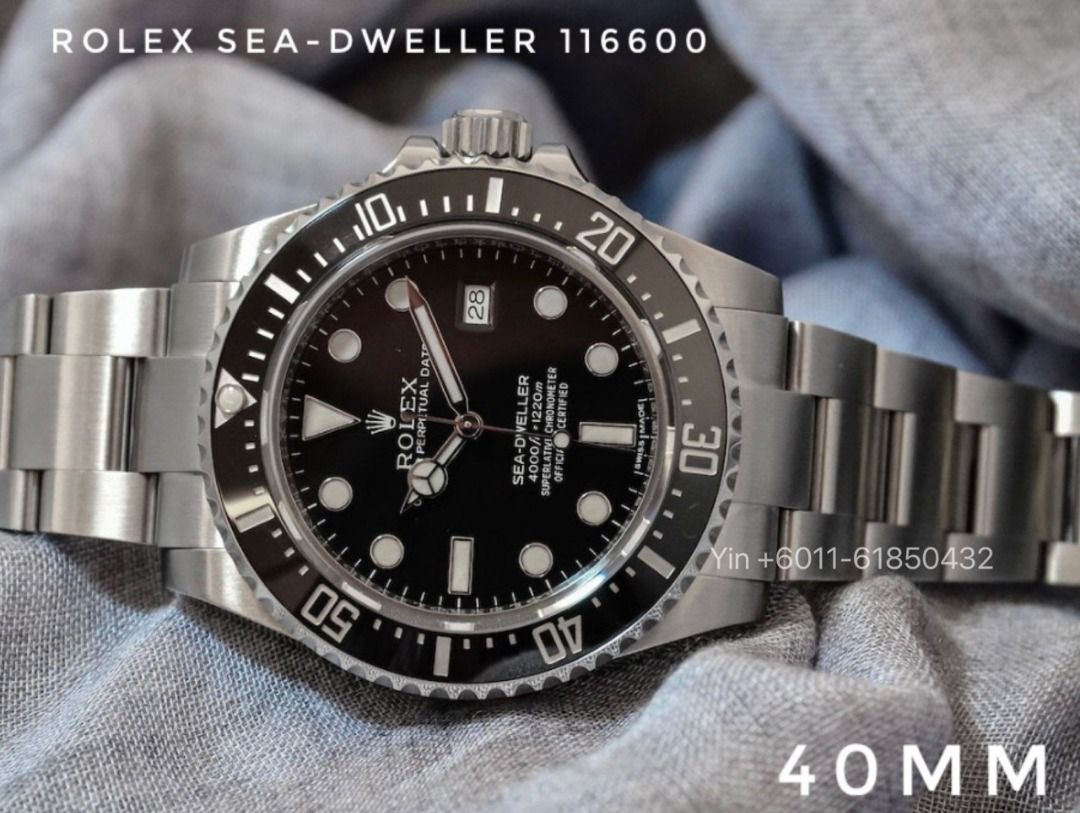 Rolex Sea Dweller 4000 ref 116600 Steel 40mm 2016 year