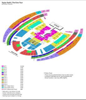 ROW C CAT 2 TAYLOR SWIFT TICKET