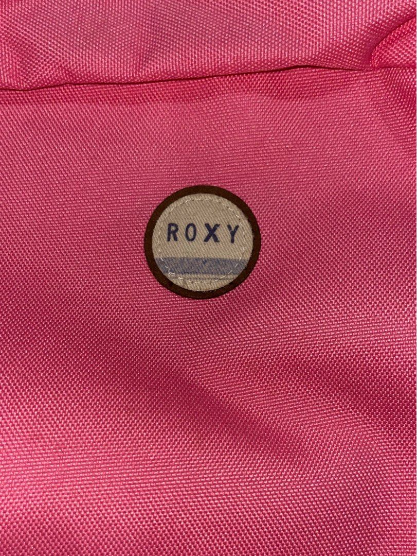 Roxy Backpack Pink (Category: Backpacks) located in Quezon City. Submitted by maxeny (Listing ID 1250702046, Image 2). Description: Pink Roxy Backpack - no flaws - just needs cleaning PAYMENT: GCASH/MAYA SHIPPING: J&T /GRAB Dm for more inquiries ☺️.