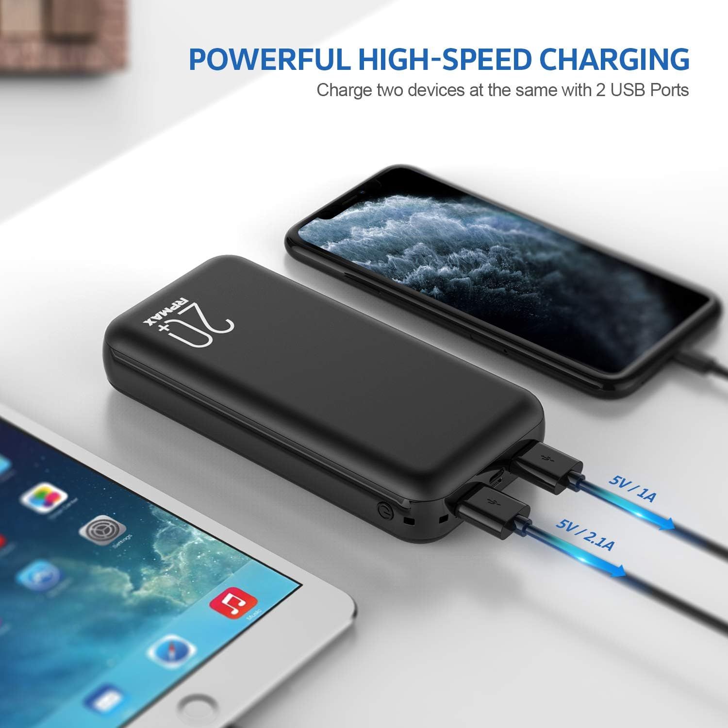 Anker Power Bank, 26,800 mAh External Battery with Dual Input Port and  Double-Speed Recharging, 3 USB Ports for iPhone 15/15 Plus/15 Pro/15 Pro  Max