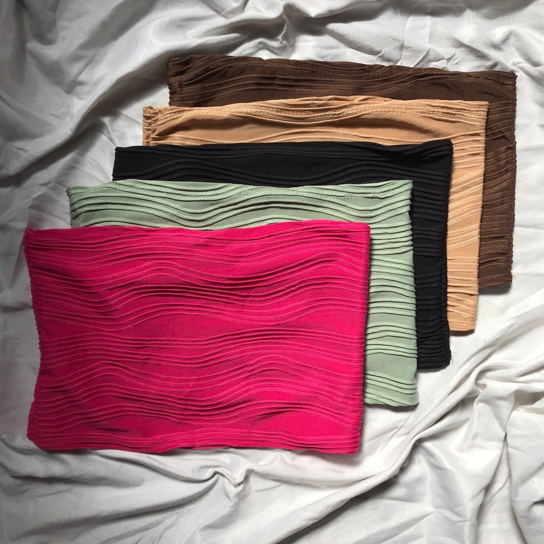 Green Ribbed Tube Top