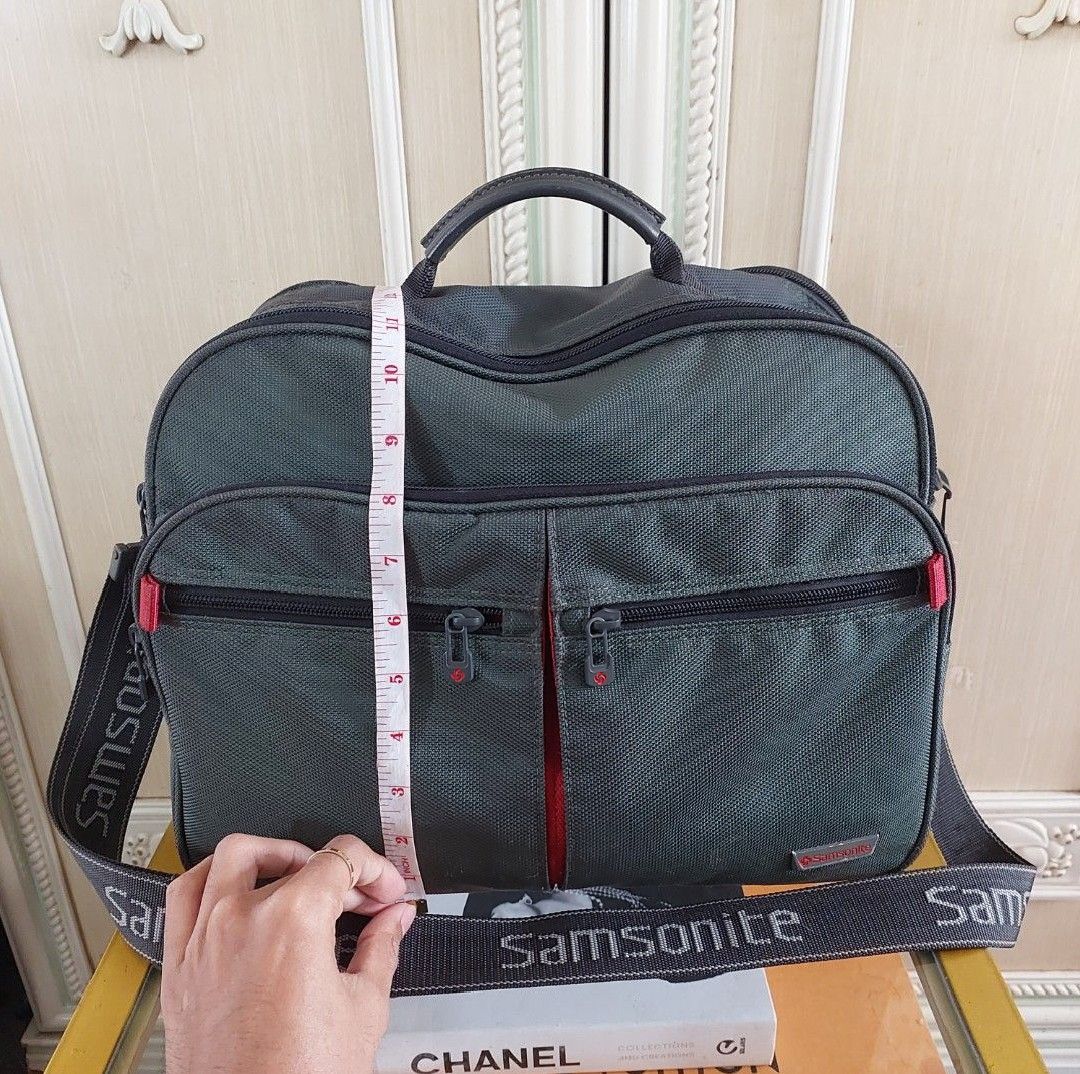 Sac Weekender Samsonite Noir - Dimensions 45x30x15 Cm, Souple, Multifonction - Très Bon État (sans Sangle)