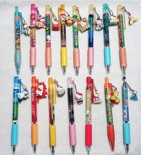 Sanrio Hello Kitty pens with Gotochi Charms