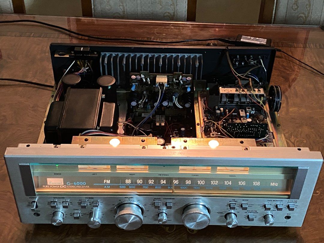 Sansui G6000 Pure Power DC Stereo Receiver, Audio, Soundbars, Speakers