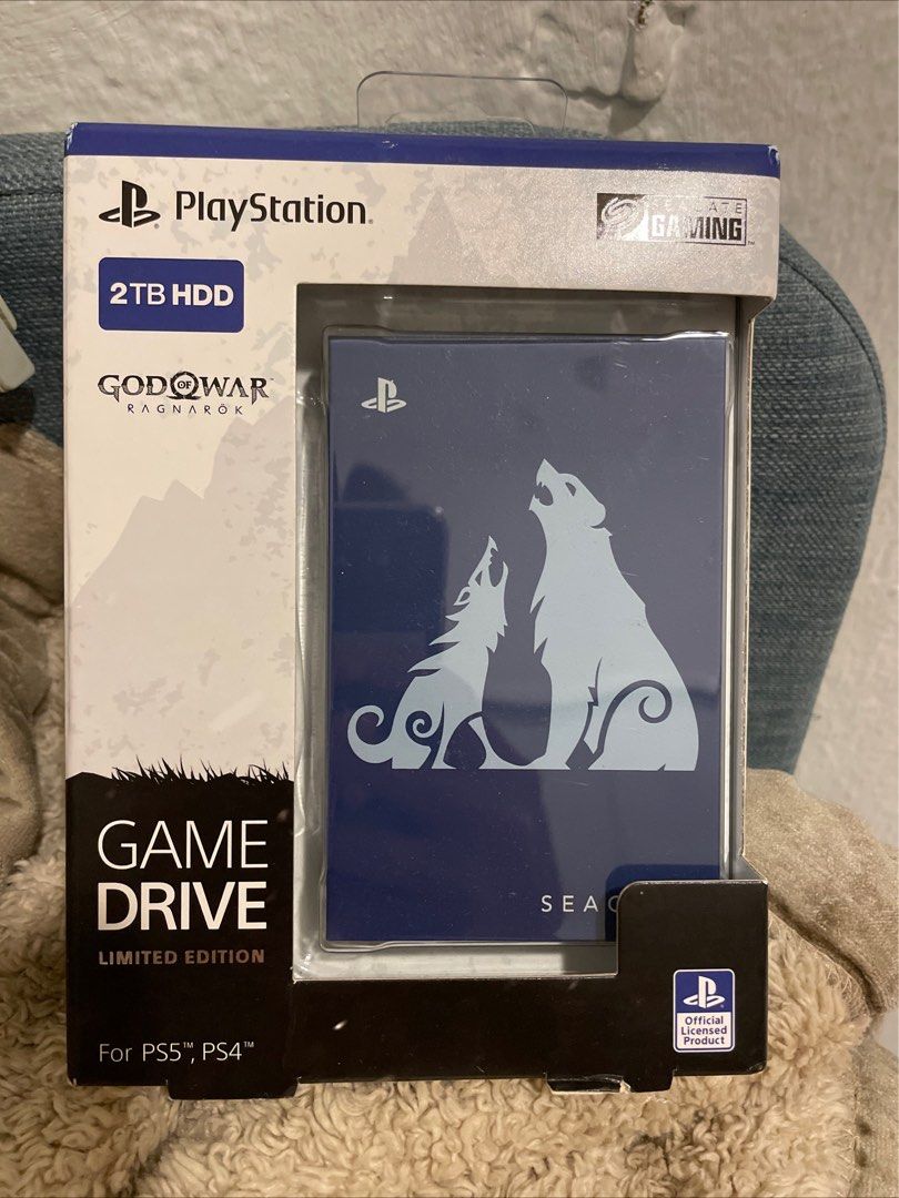 Seagate Game Hard Disk Drive 2 TB God of War Ragnarok Limited Edition ...