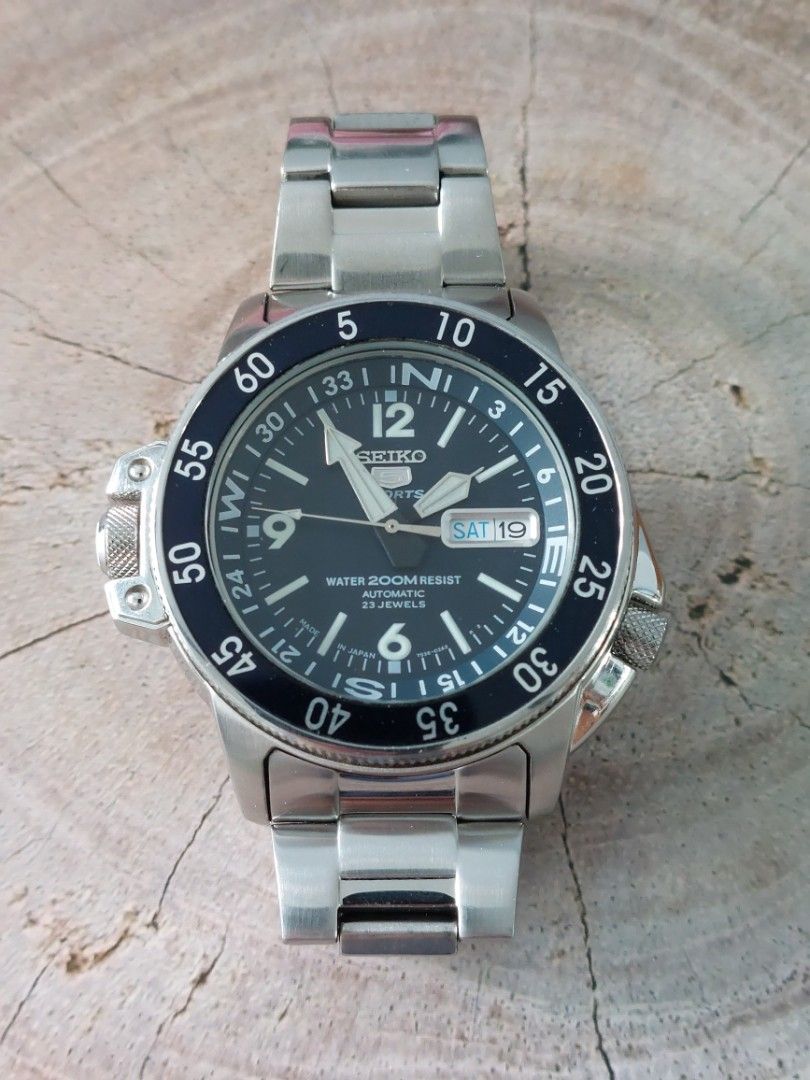 Montre Seiko 5 Sports 7S36-0170 – 37mm, Automatique, Fabriquée Au Japon – Occasion