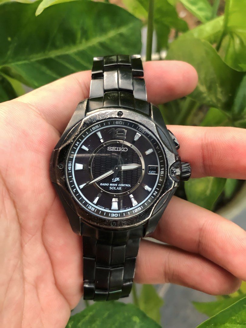 Seiko Ignition Radio Wave Control Titanium Rare Vintage Men s