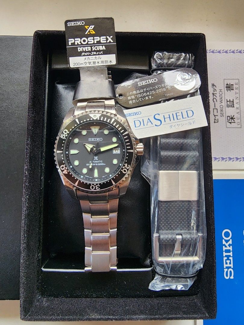 Seiko Prospex Shogun SBDC029J Titanium case bracelet with