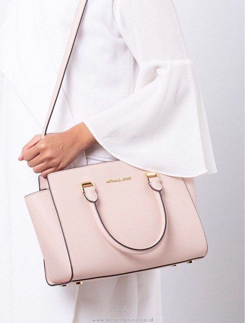 Selma Saffiano Leather Satchel Women s Fashion Bags Wallets