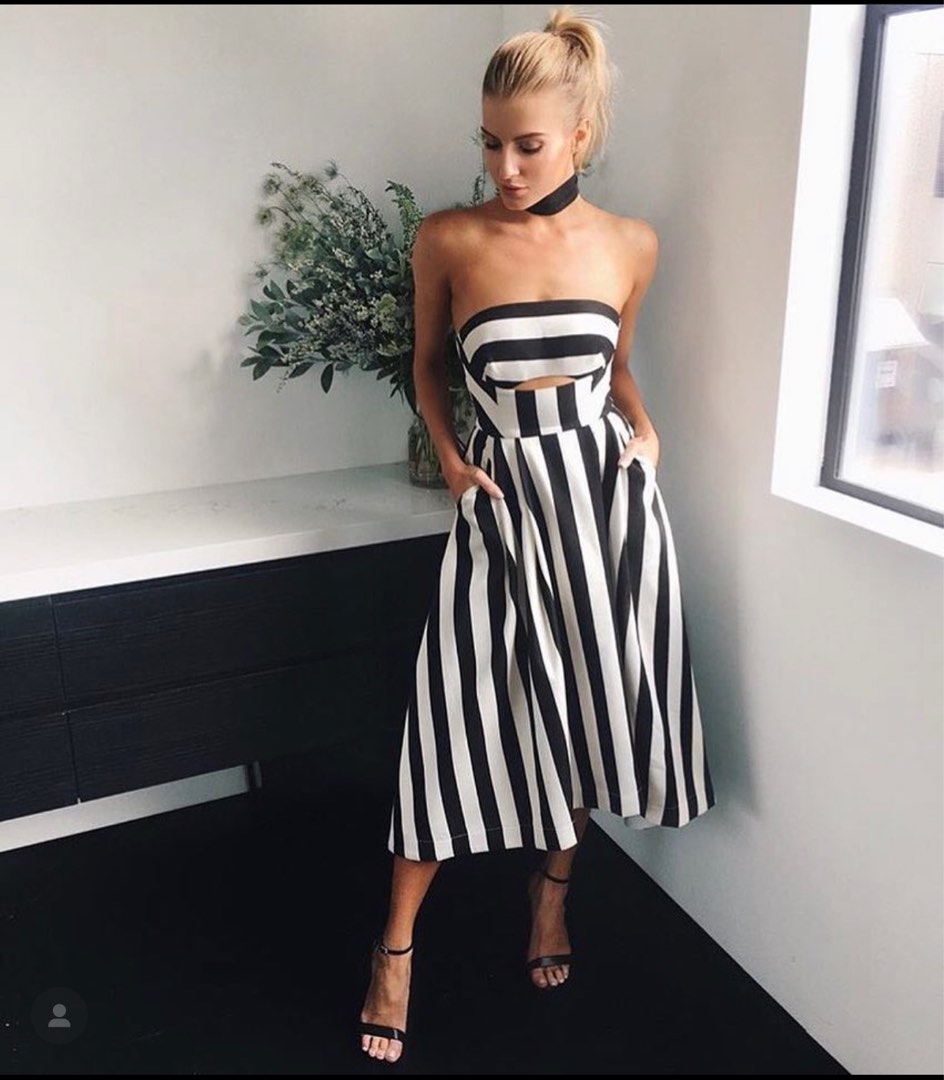 Sheike striped dress hot sale