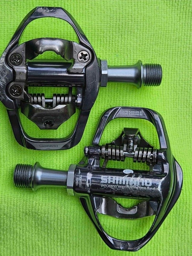 Shimano Clipless SPD Pedals Sports Equipment Bicycles Parts