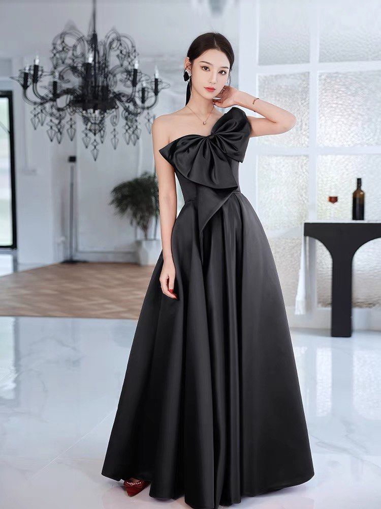 Simple Black Dress Women s Fashion Dresses Sets Evening