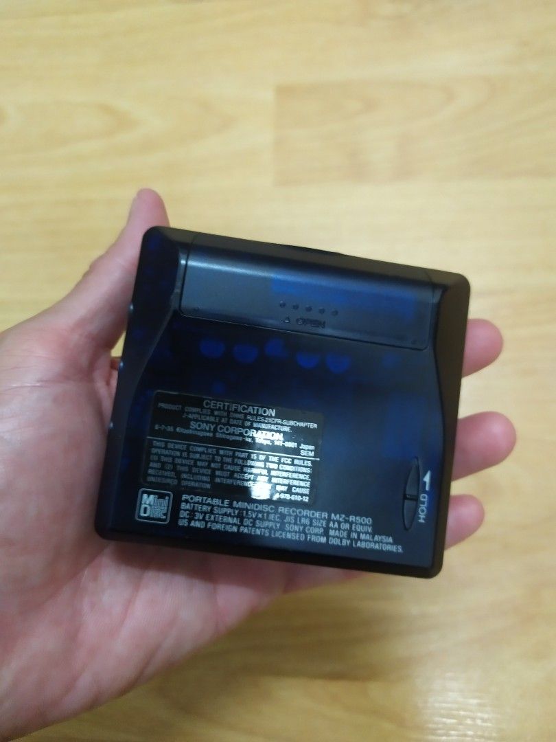 Sony Walkman MZ-R500 – Lecteur MiniDisc – Bleu – Occasion, état De Marche Parfait