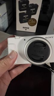 Sony zv-1f全set包括兩舊電池遙控手柄lexar professional 1066x 512gb儲存卡
